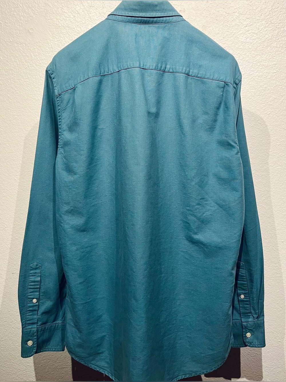 Club Monaco Teal Button-Down Shirt - Slim Fit - Size XL (Men’s) - Picture 3 of 5